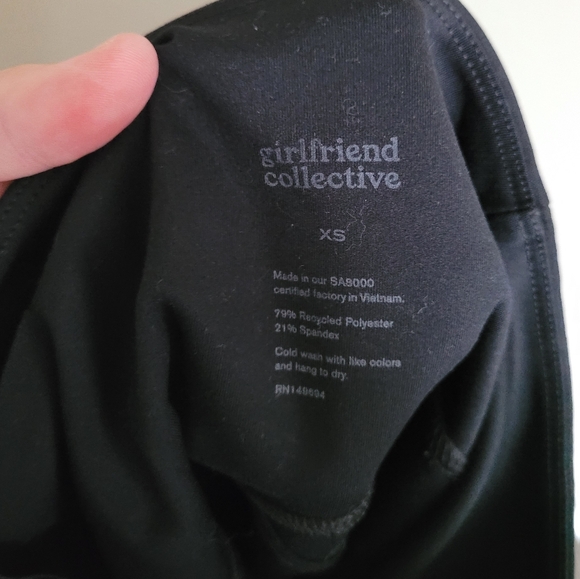 EUC Girlfriend Collective Black Compressive High-Rise Legging, XS - Picture 6 of 10